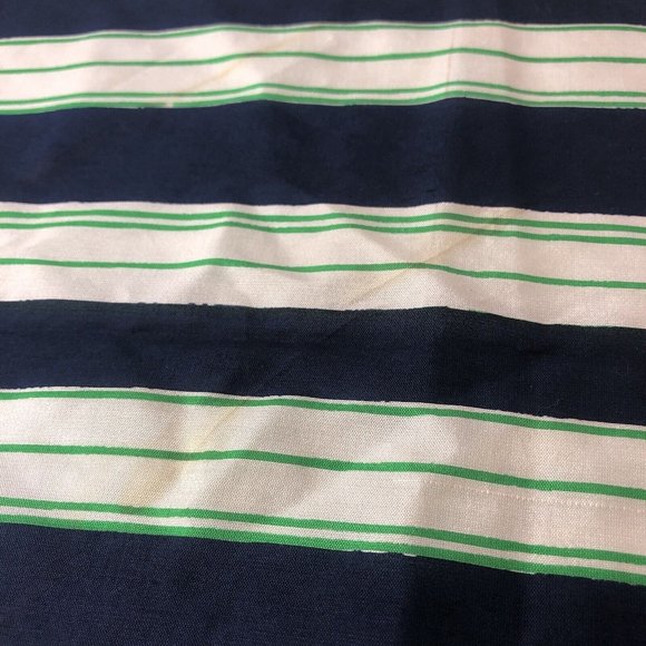 Odile St Germain Paris Scarf Vintage blue, green, & ivory - Picture 3 of 3